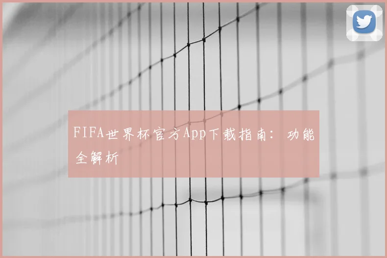 FIFA世界杯官方App下载指南：功能全解析